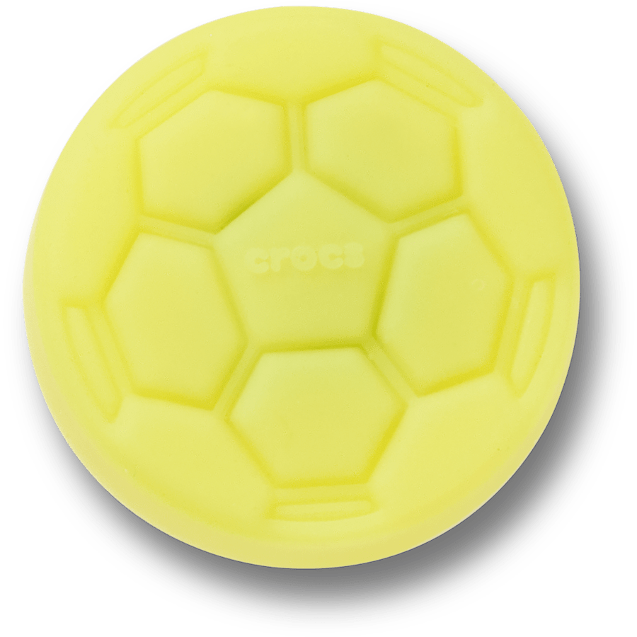 Lights Up Yellow Soccer Ball Jibbitz™ charms