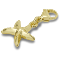 Gold Starfish Charm Jibbitz charm