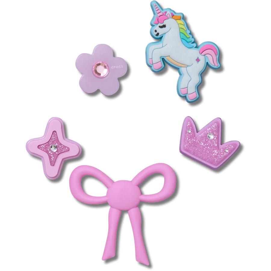 Sweet Pink Girls 5 Pack Jibbitz™ charms