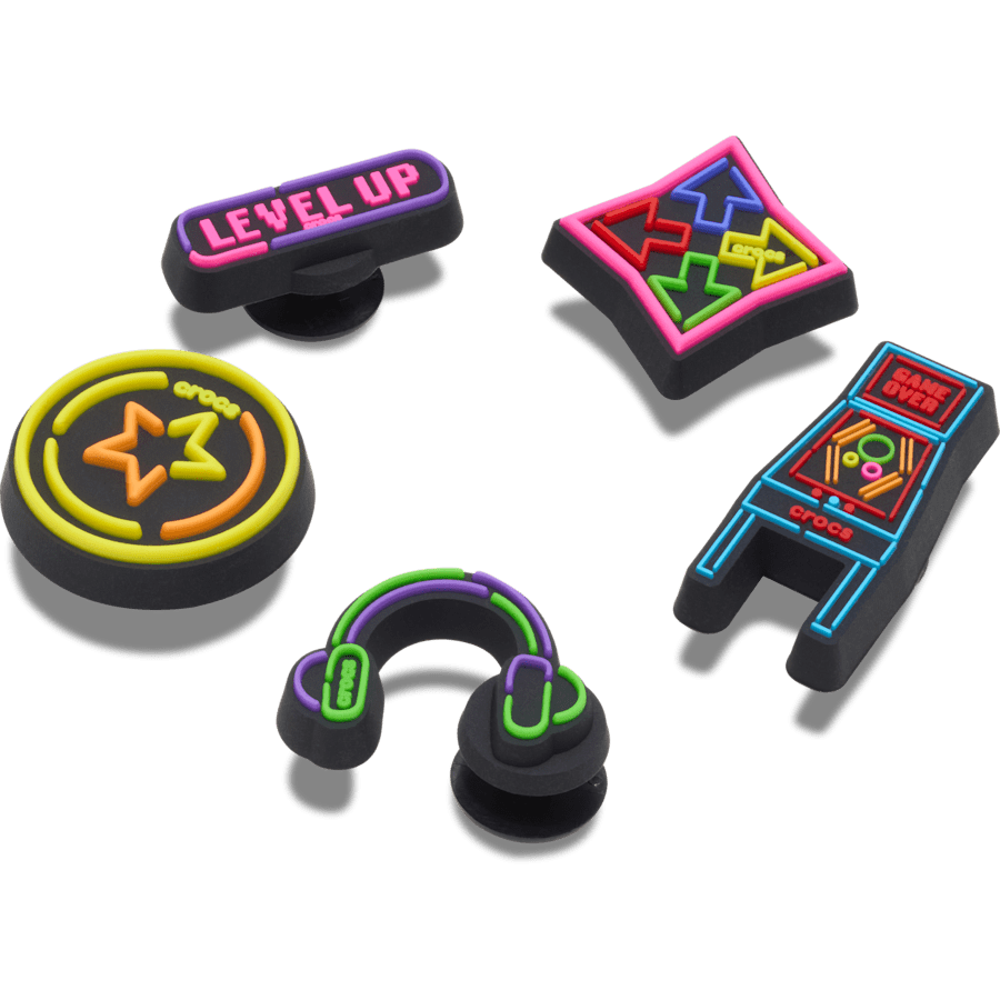 Level Up Gamer 5 Pack Jibbitz™ charms
