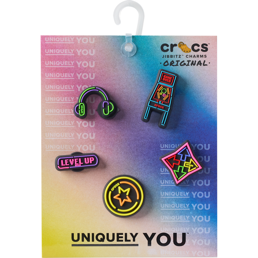 Level Up Gamer 5 Pack Jibbitz™ charms