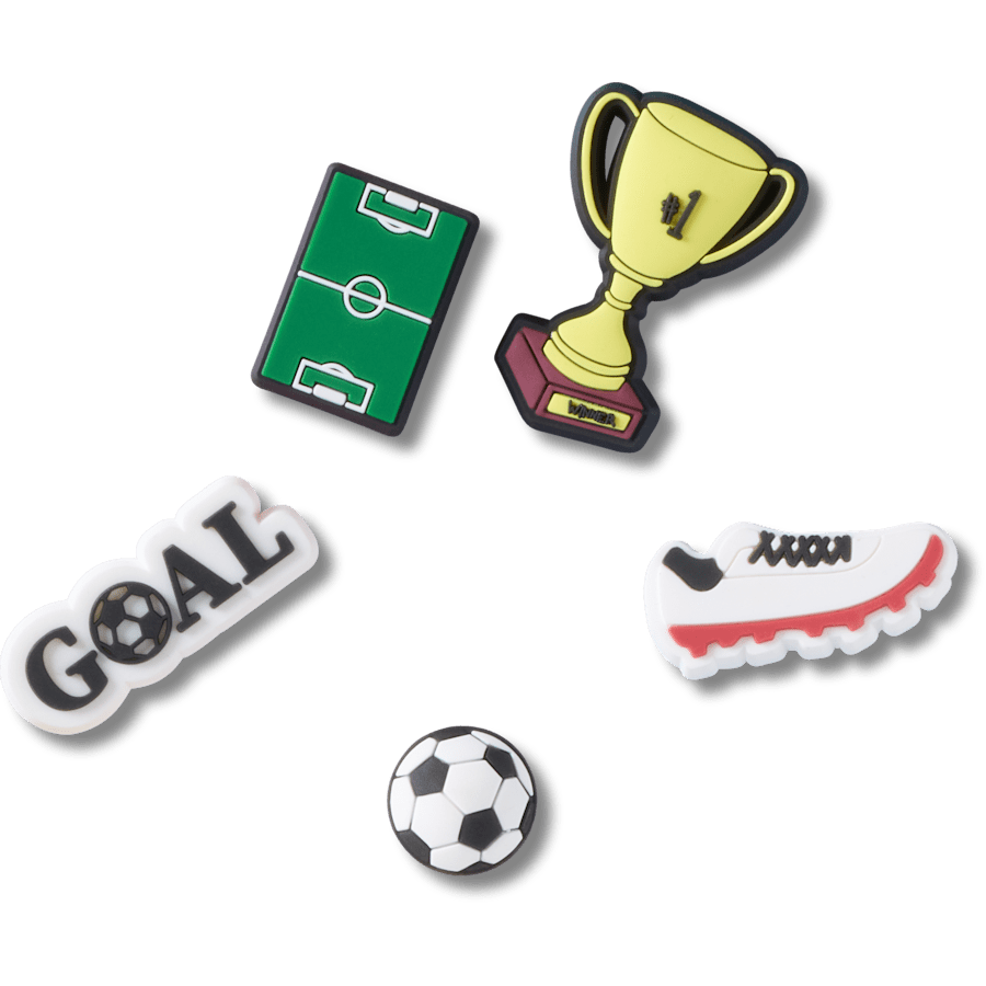 Soccer Star 5 Pack Jibbitz™ charms