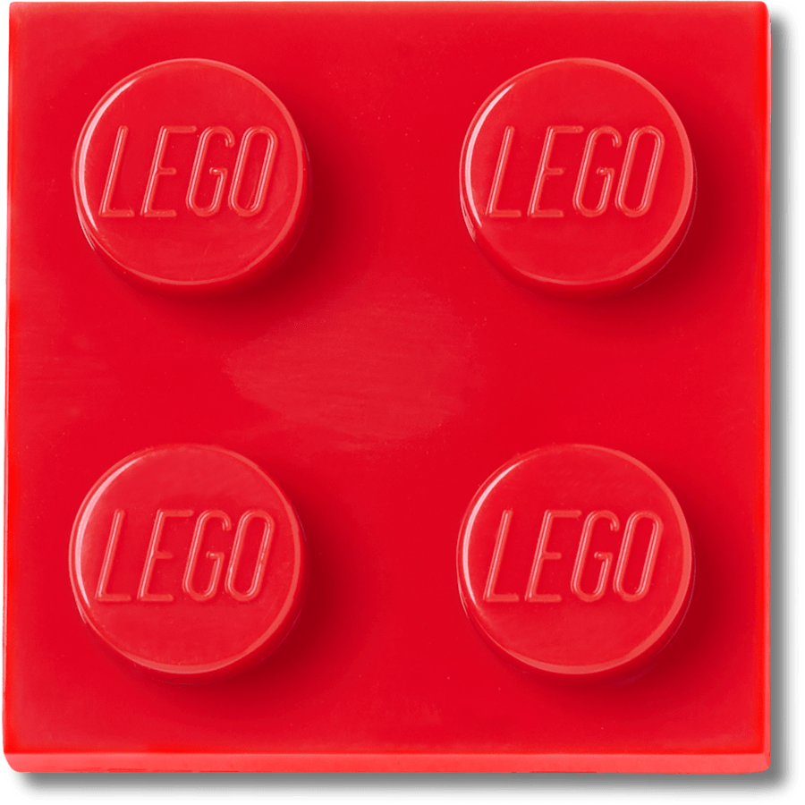 LEGO® Red Tile 2x2 Jibbitz™ charms