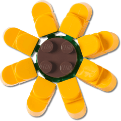 LEGO® Sunflower Jibbitz™ charms