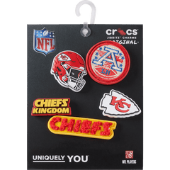 NFL Kansas City Chiefs 5 Pack Jibbitz Shoe Charm