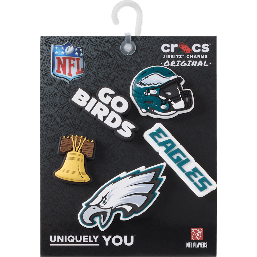 NFL Philadelphia Eagles 5 Pack Jibbitz Shoe Charm