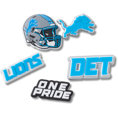NFL Detroit Lions 5 Pack Jibbitz Shoe Charm
