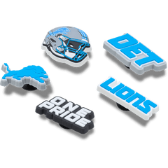 NFL Detroit Lions 5 Pack Jibbitz Shoe Charm