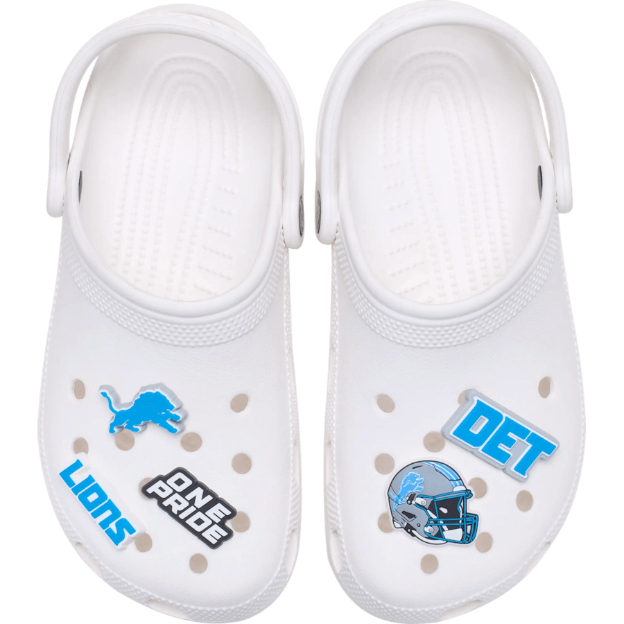 NFL Detroit Lions 5 Pack Jibbitz Shoe Charm