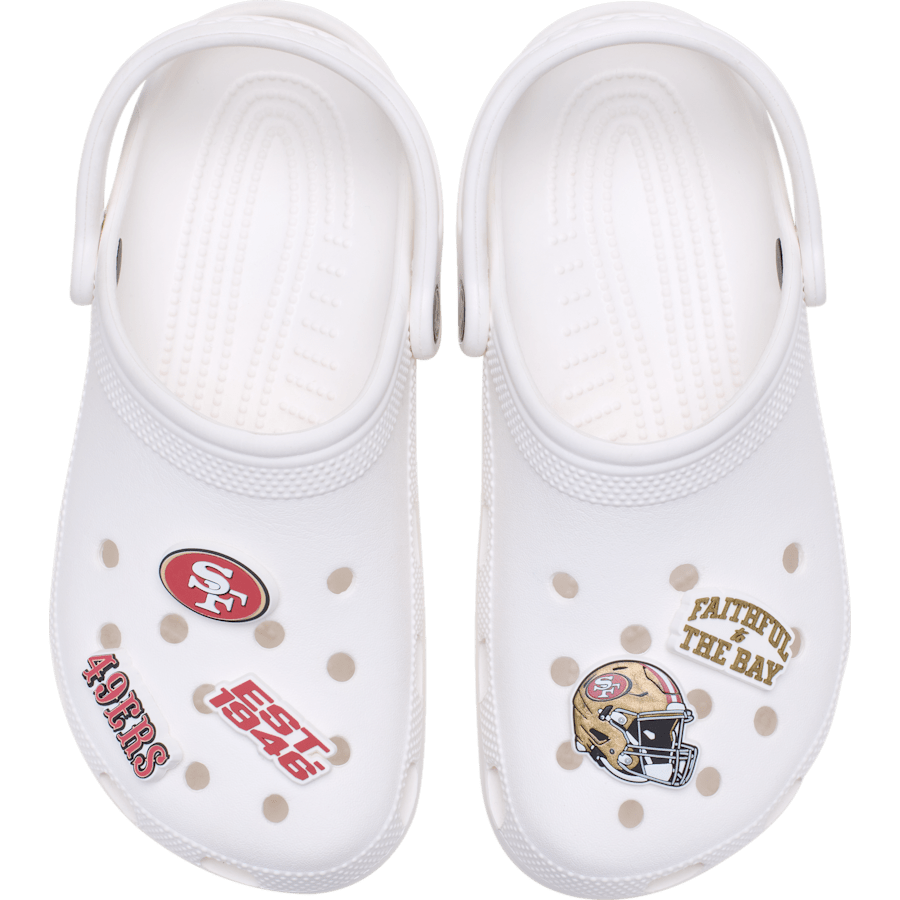 NFL San Francisco 49ers 5 Pack Jibbitz Shoe Charm
