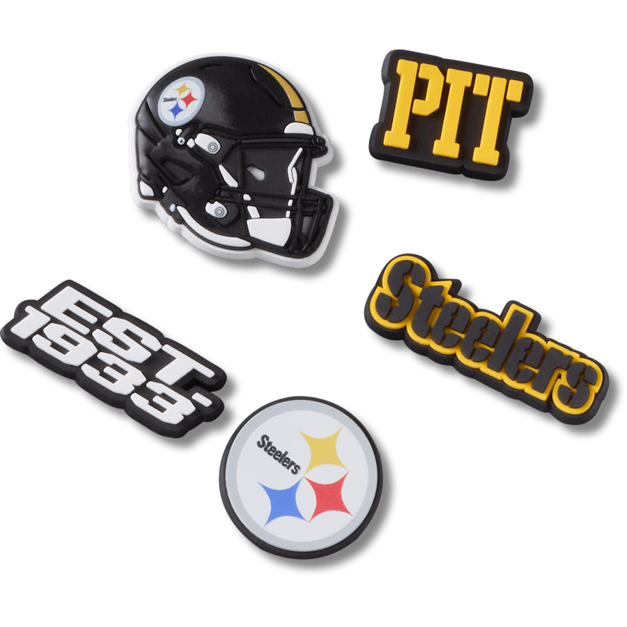 NFL Pittsburgh Steelers 5 Pack Jibbitz Shoe Charm