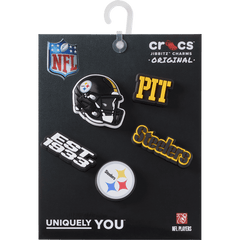 NFL Pittsburgh Steelers 5 Pack Jibbitz Shoe Charm