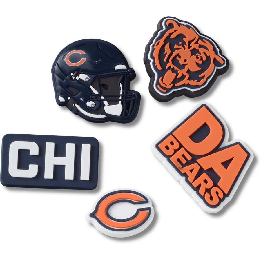 NFL Chicago Bears 5 Pack Jibbitz Shoe Charm