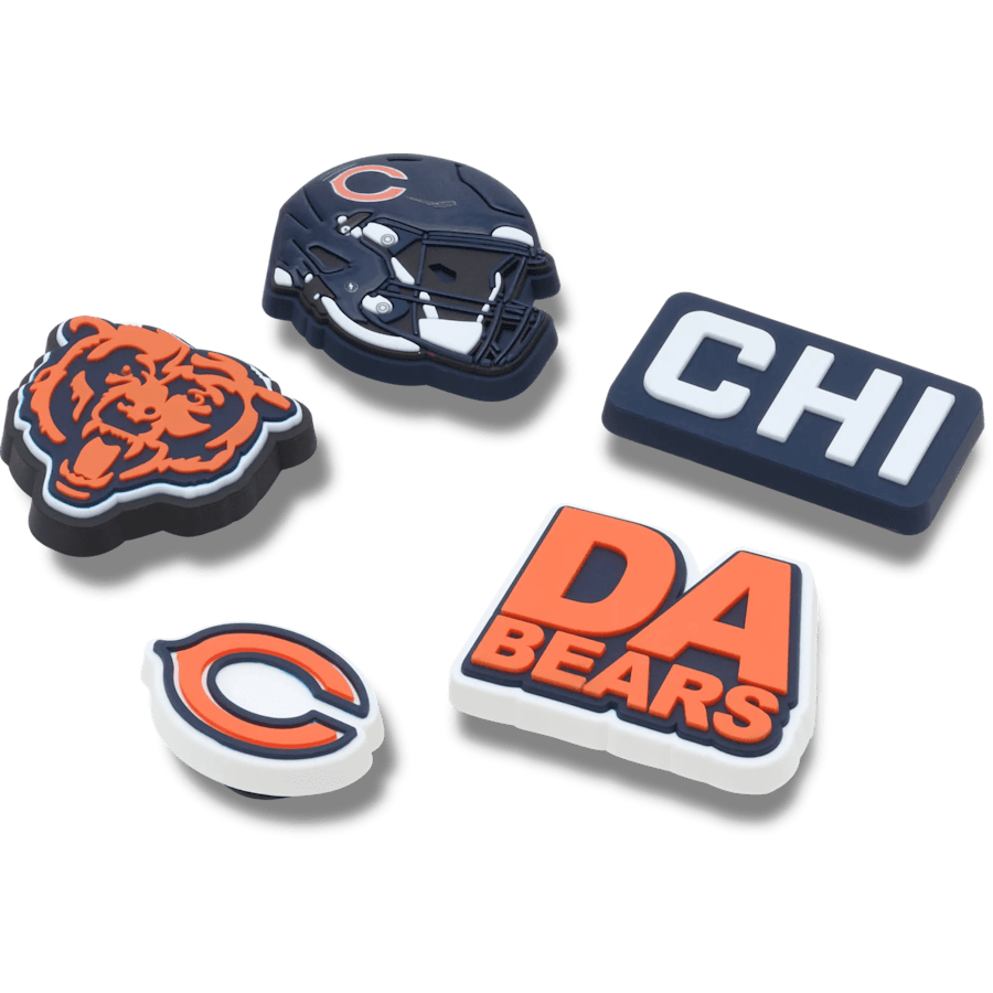 NFL Chicago Bears 5 Pack Jibbitz Shoe Charm