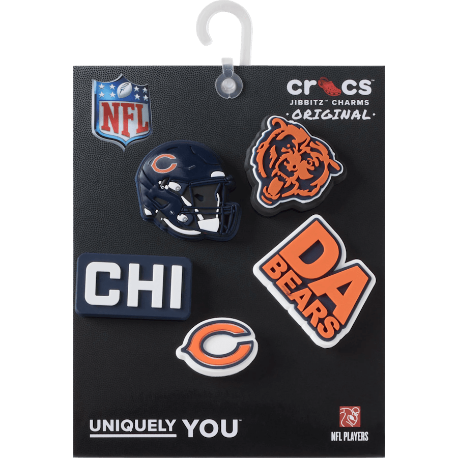 NFL Chicago Bears 5 Pack Jibbitz Shoe Charm