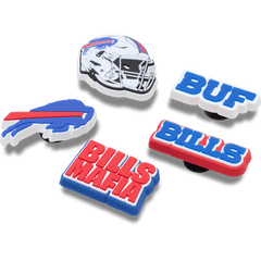 NFL Buffalo Bills 5 Pack Jibbitz Shoe Charm
