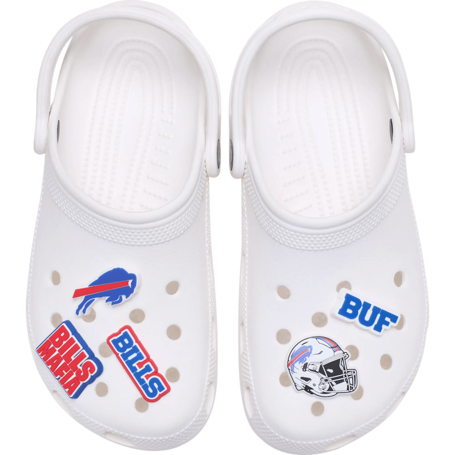 NFL Buffalo Bills 5 Pack Jibbitz Shoe Charm