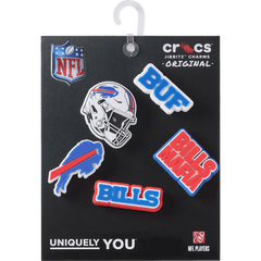 NFL Buffalo Bills 5 Pack Jibbitz Shoe Charm