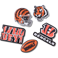 NFL Cincinnati Bengals 5 Pack Jibbitz Shoe Charm