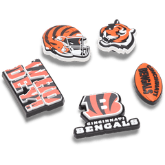 NFL Cincinnati Bengals 5 Pack Jibbitz Shoe Charm