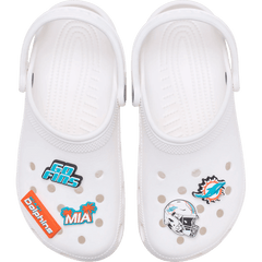 NFL Miami Dolphins 5 Pack Jibbitz Shoe Charm