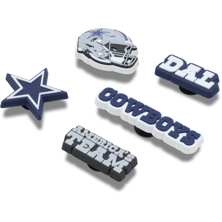 NFL Dallas Cowboys 5 Pack Jibbitz Shoe Charm