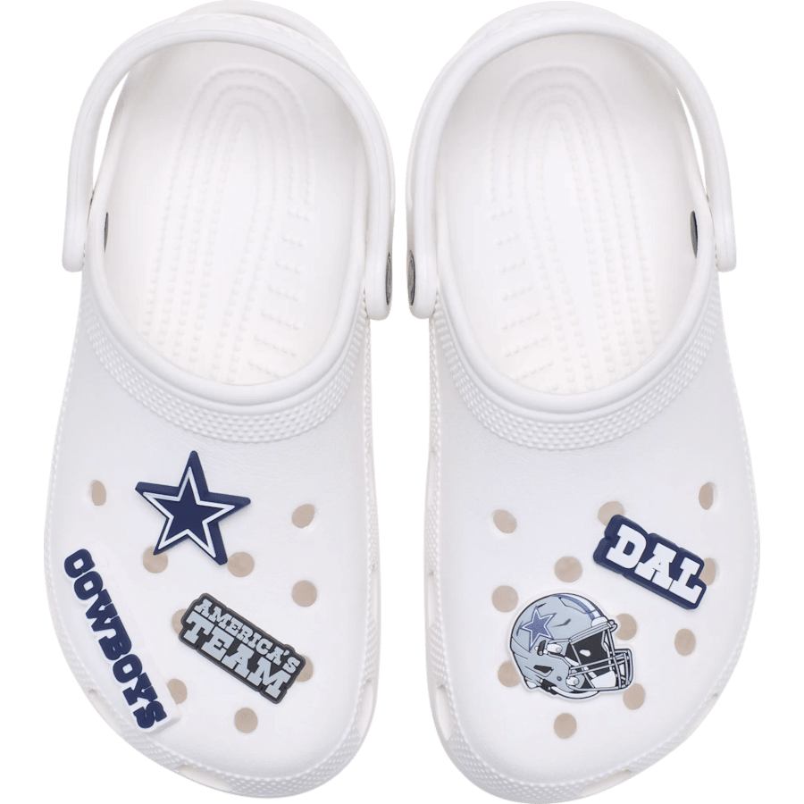 NFL Dallas Cowboys 5 Pack Jibbitz Shoe Charm