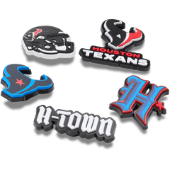 NFL Houston Texans 5 Pack Jibbitz Shoe Charm