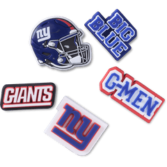 NFL New York Giants 5 Pack Jibbitz Shoe Charm