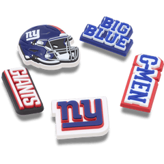 NFL New York Giants 5 Pack Jibbitz Shoe Charm