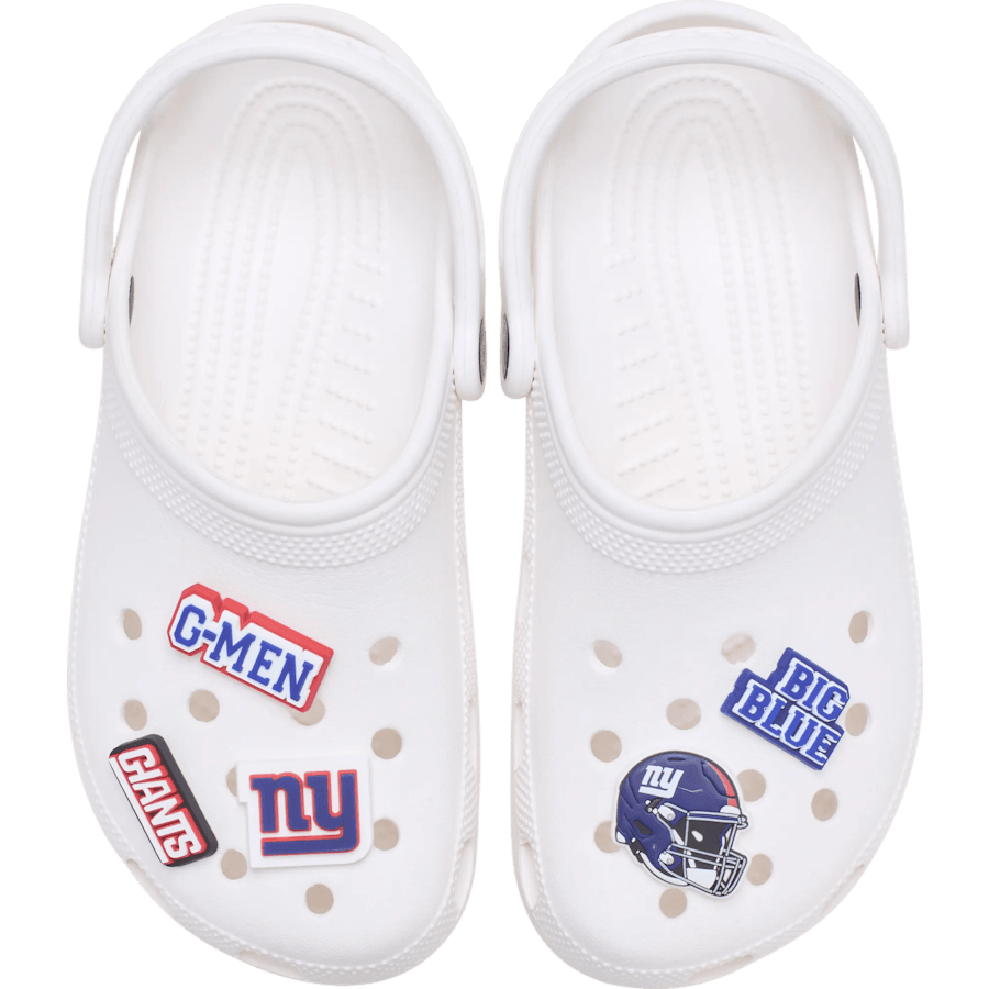 NFL New York Giants 5 Pack Jibbitz Shoe Charm