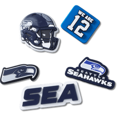 NFL Seattle Seahawks 5 Pack Jibbitz Shoe Charm