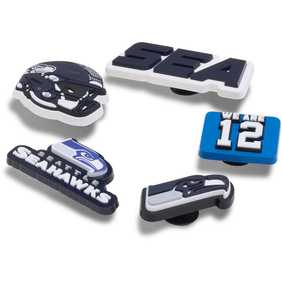 NFL Seattle Seahawks 5 Pack Jibbitz Shoe Charm