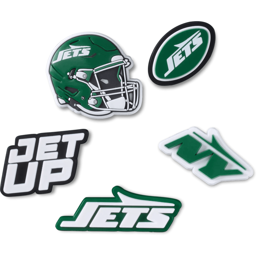 NFL New York Jets 5 Pack Jibbitz Shoe Charm