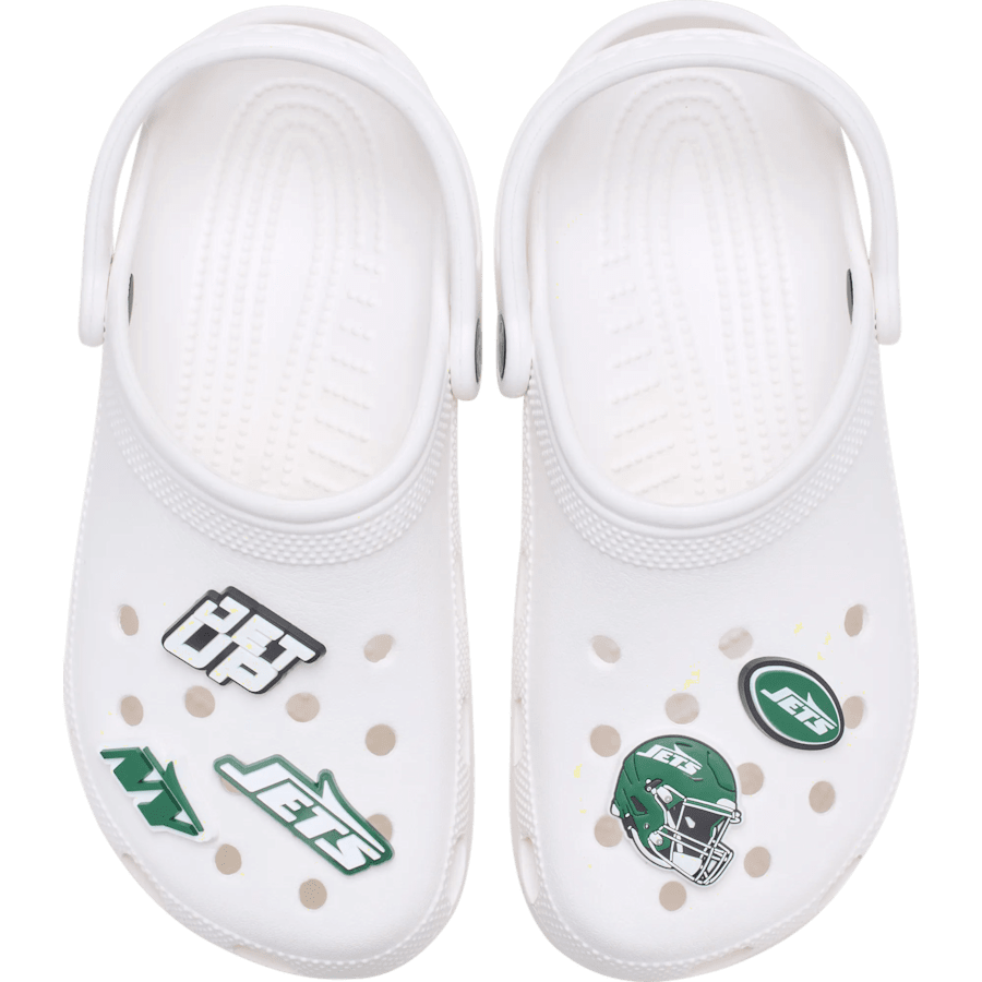 NFL New York Jets 5 Pack Jibbitz Shoe Charm