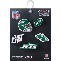 NFL New York Jets 5 Pack Jibbitz Shoe Charm