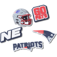 NFL New England Patriots 5 Pack Jibbitz Shoe Charm