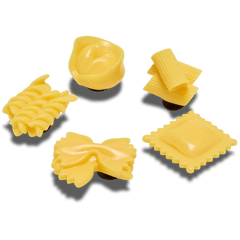 Realistic Pasta 5 Pack Jibbitz™ charms