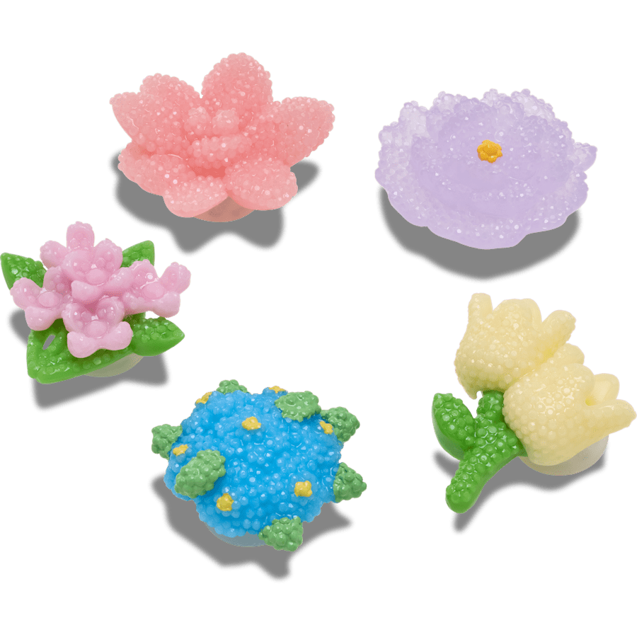 Beaded Flowers 5 Pack Jibbitz™ charms