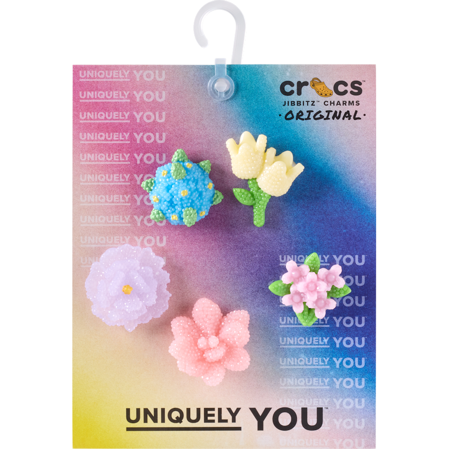 Beaded Flowers 5 Pack Jibbitz™ charms