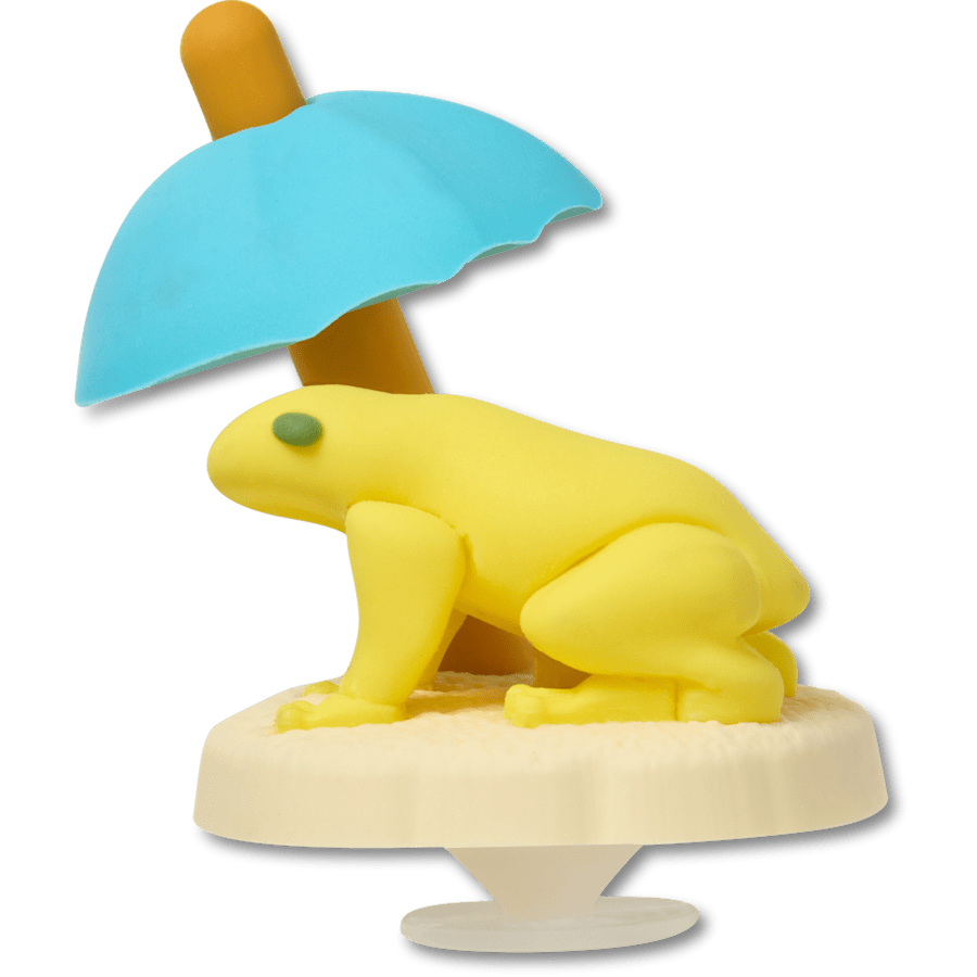 3D Chilling Frog Jibbitz™ charms