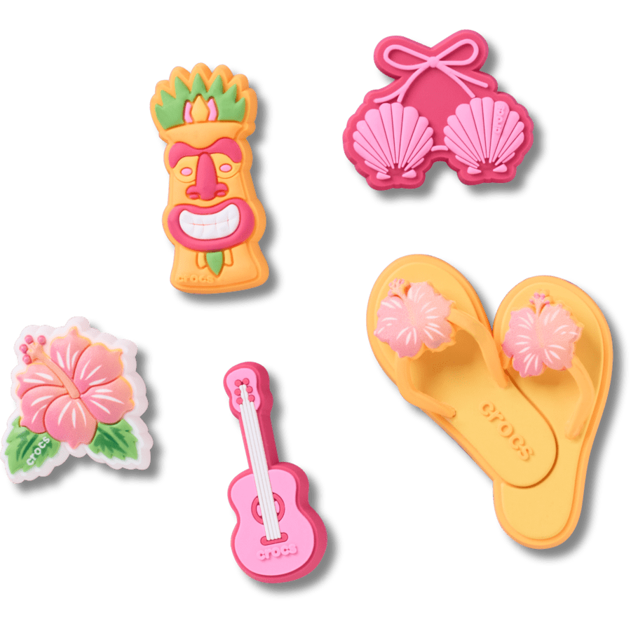 Tiki Vacation 5 Pack Jibbitz™ charms