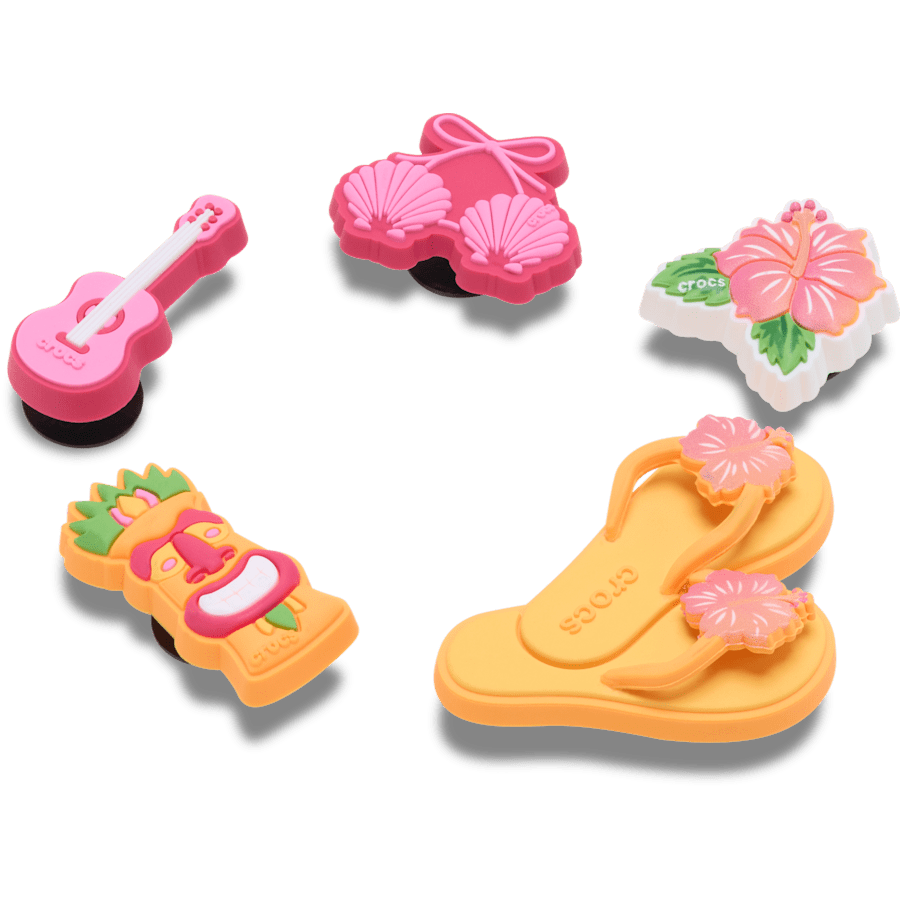 Tiki Vacation 5 Pack Jibbitz™ charms