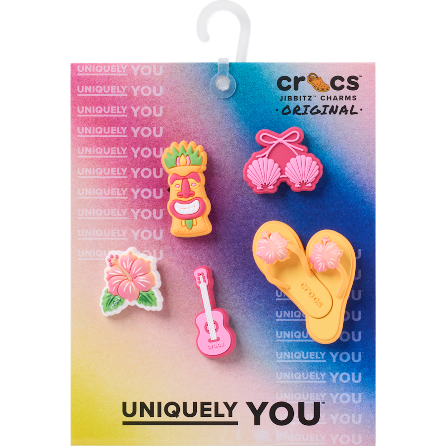 Tiki Vacation 5 Pack Jibbitz™ charms