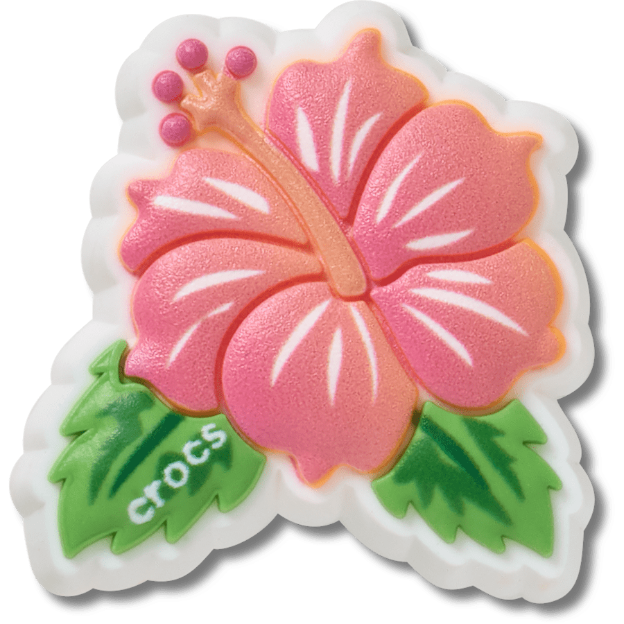 Blue Tropical Hibiscus Jibbitz™ charms