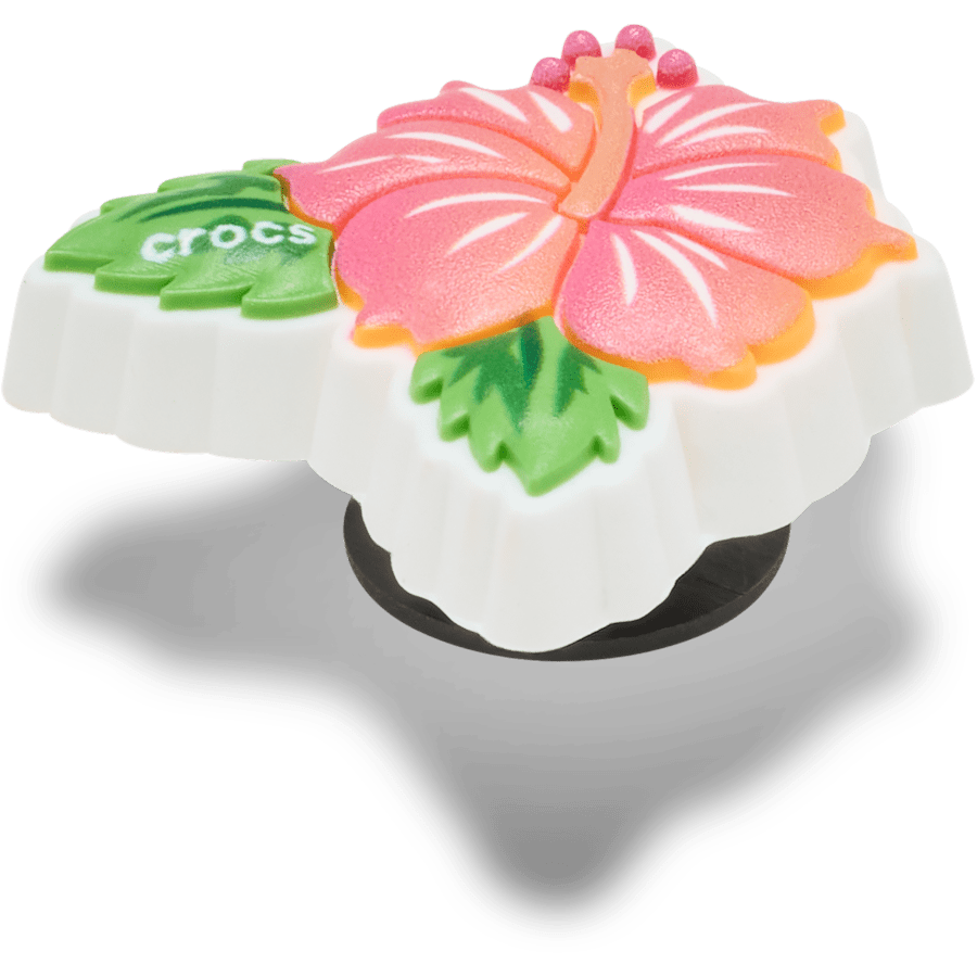 Blue Tropical Hibiscus Jibbitz™ charms