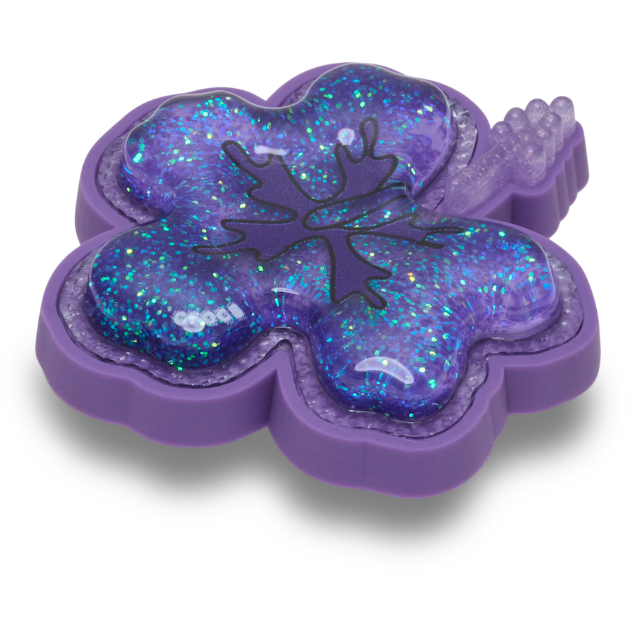 Squish Purple Hibiscus Jibbitz™ charms