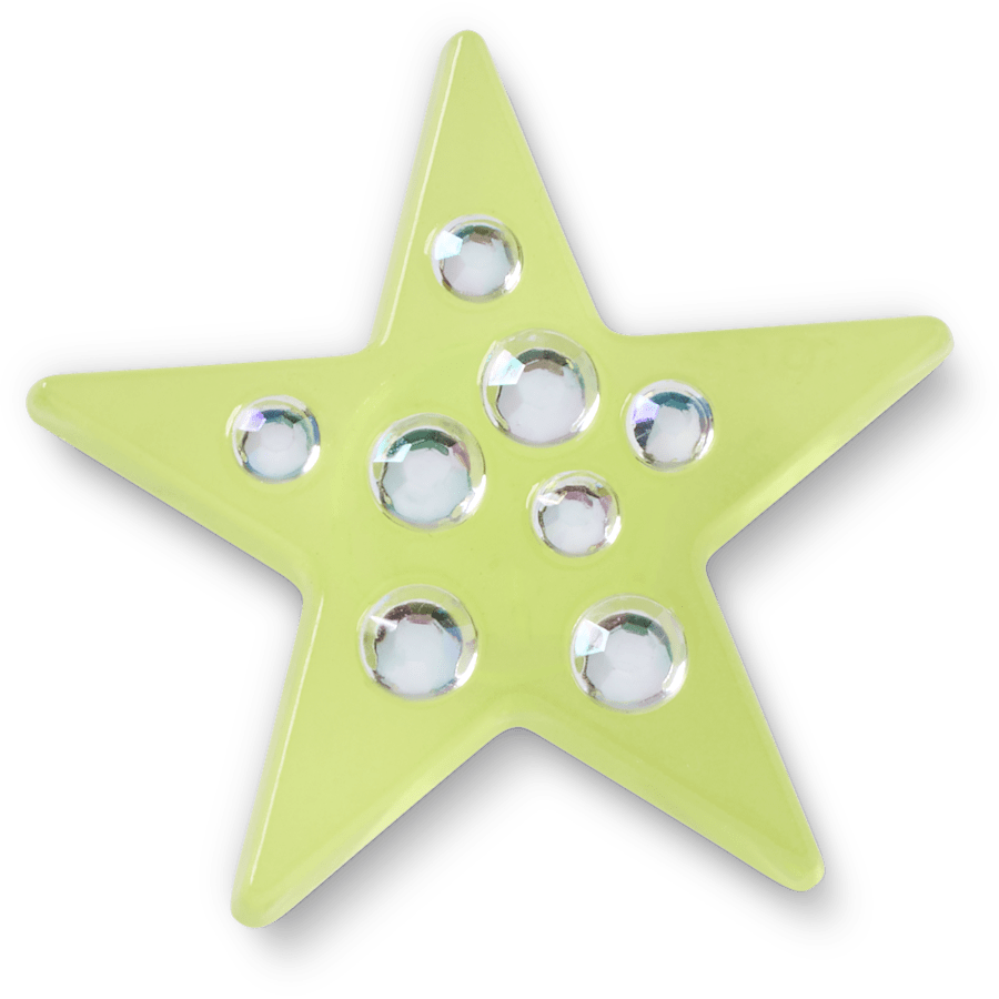 Green Gem Star Jibbitz™ charms