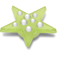 Green Gem Star Jibbitz™ charms