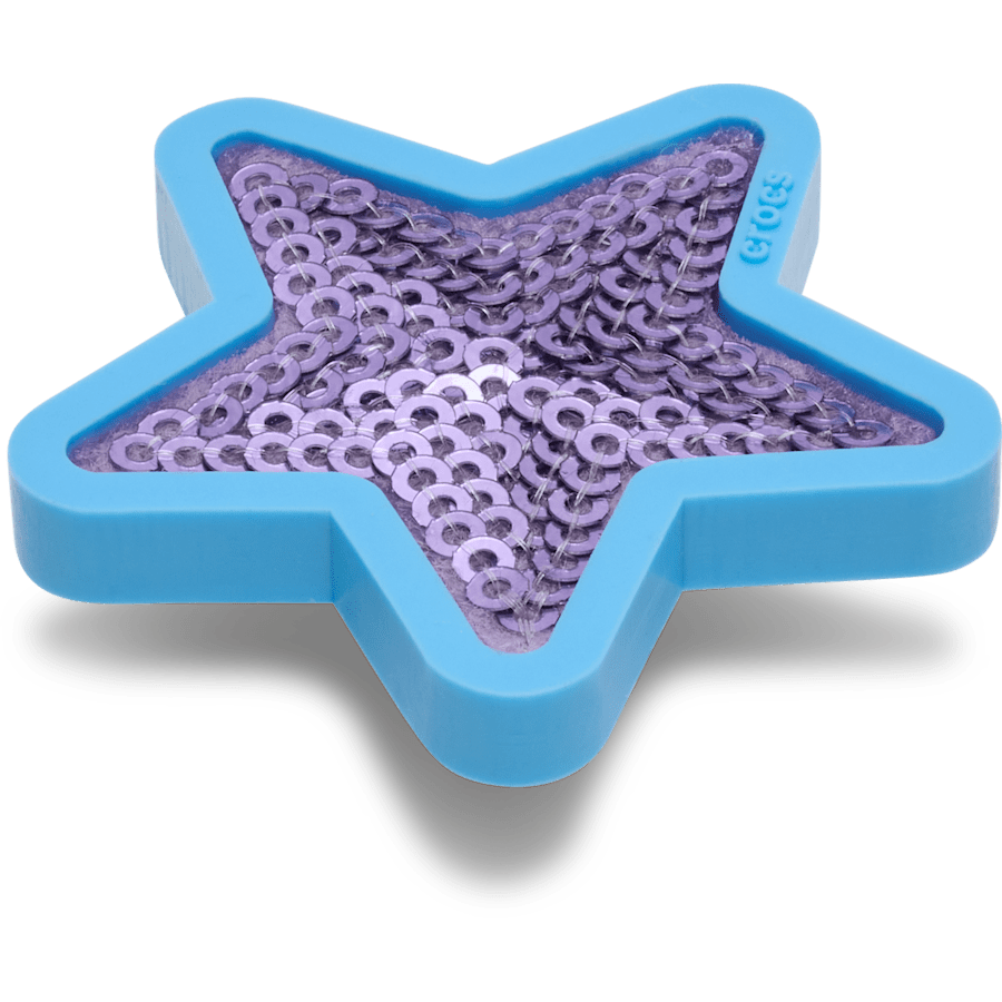 Purple Sequin Star Jibbitz™ charms